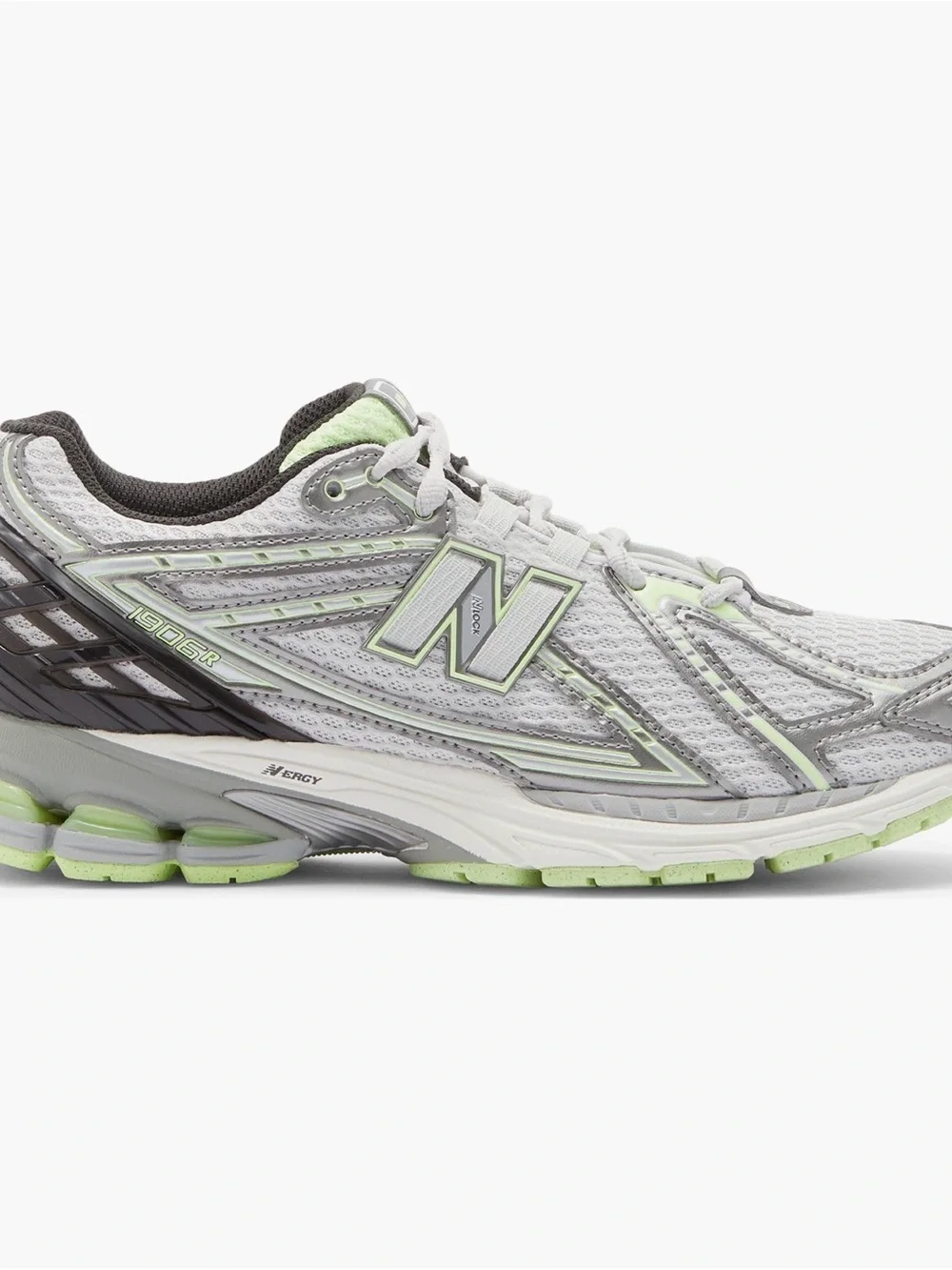 New Balance Gray & Light Green Athletic Runner